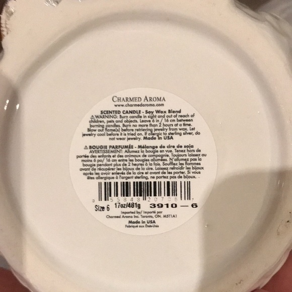 Charmed aroma owl you need is love candle ring size 6 - Picture 3 of 4
